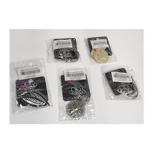 Paparazzi 5 Pack 10 Pc Earing Bundle Assortment NWT Gold Tone Fashion Jewelry